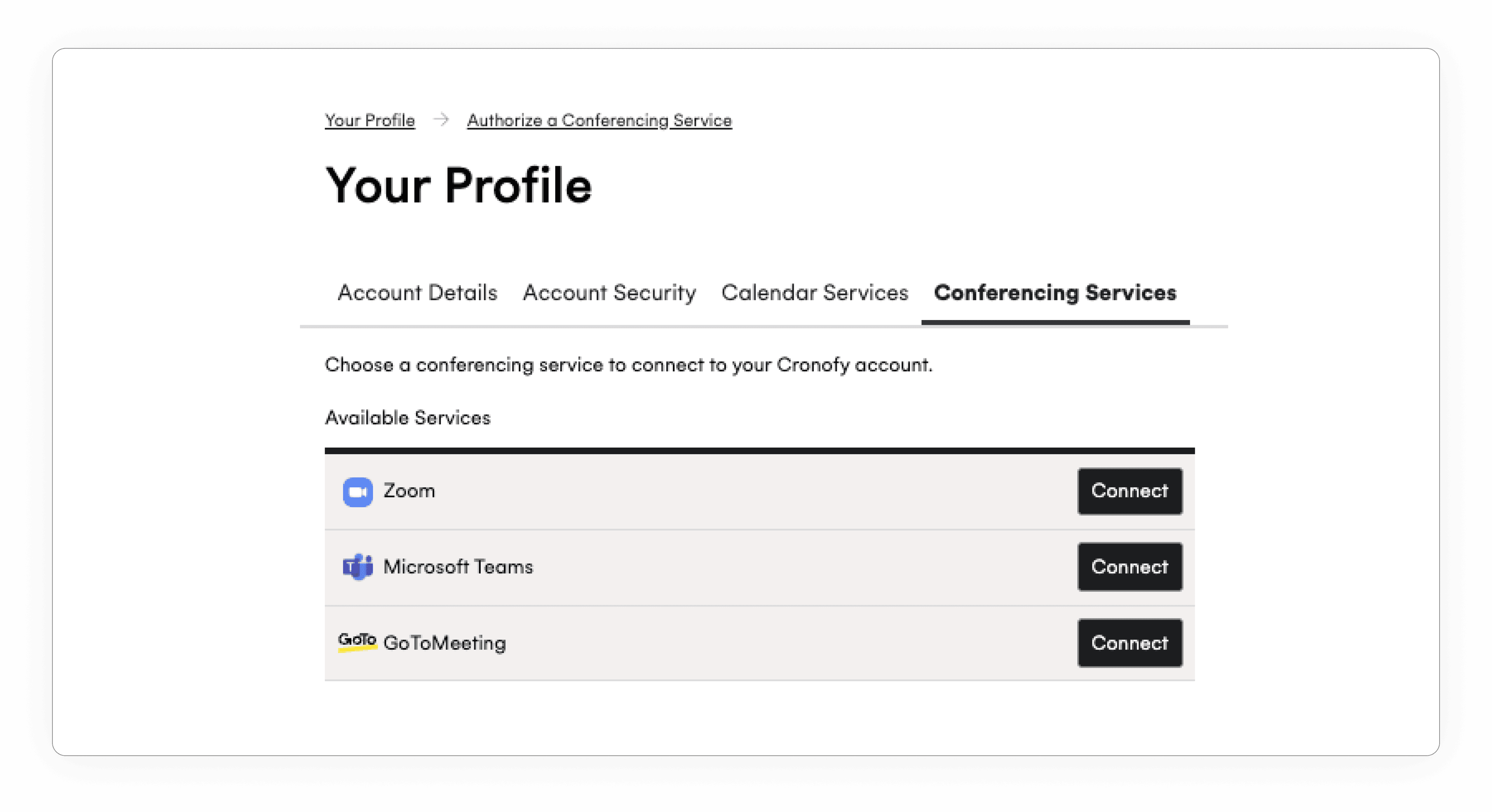 configure conferencing