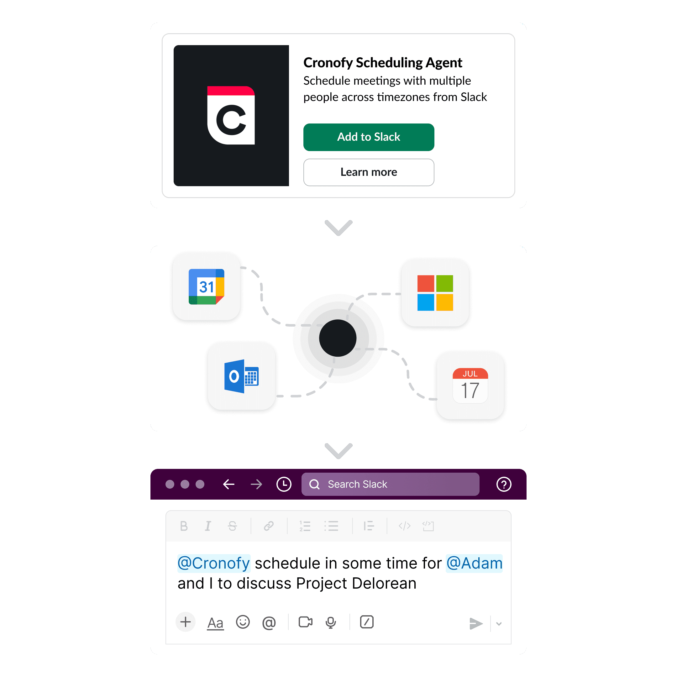 Up and running in minutes: installing the Cronofy Scheduling Agent for Slack